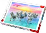 Pusle Trefl White horses 37289, 48 cm x 34 cm, 500 tk, valge v.