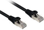 Juhe Sharkoon Cat.6a RJ-45, RJ-45, 10 m, must v.