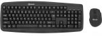 Juhtmevaba klaviatuuri ja hiire komplekt Tellur, EN, must, juhtmeta