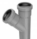 Kolmik sisekanalisatsioonile Magnaplast HTplus, 40 mm x 40 mm, 67 &deg;