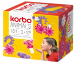 Klotsid Korbo Animals, 19 tk