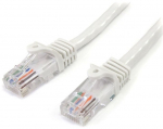 Kaabel StarTech Cat5e 45PAT3MWH RJ-45, RJ-45, 3 m, valge v.