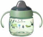Tilaga tass Tommee Tippee Weaning Sippee Superstar, 190 ml, 4 kuud, plastik/silikoon, roheline