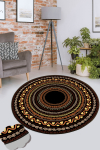 Vaip sise Conceptum Hypnose Mystic Mandala 286CHL7078, eriv&auml;rviline/pruun, 100 cm x 100 cm