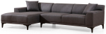 Nurgadiivan Hanah Home Petra 560ARE1602, antratsiit v., vasak, 145 x 250 cm x 69 cm