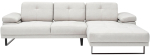 Nurgadiivan Hanah Home Mustang Small, hele pruun v., parem, 174 x 274 cm x 83 cm