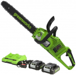 Kettsaag Greenworks Cordless Chainsaw, 36 cm