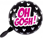 Jalgrattakell Seven Big Retro Bell Minnie 59132, metall, valge/must/roosa