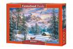 Pusle Castorland Mountain Christmas 1000 el. C-104680-2, 47 cm x 68 cm, 1000 tk, mitmev&auml;rviline
