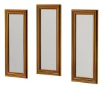 Peegel Kalune Design Lavia, rippuv, 30 cm x 70 cm, kuldne v.