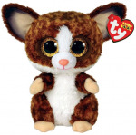 Pehme m&auml;nguasi TY Beanie Boo Buddy Bush Baby Galago, pruun v./valge v., 24 cm