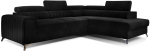 Nurgadiivan Laurence Mat Velvet 99, must v., parem, 205 x 278 cm x 92 cm