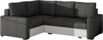 Nurgadiivan Corona Sawana 05, Soft 17, valge v./tumehall v., vasak, 162 x 235 cm x 90 cm