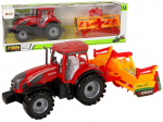 M&auml;ngutraktor Lean Toys Farm 14841, punane v.