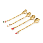 Dessertlusikas Homla Blane 831275, roostevaba teras, kuldne, 4 tk