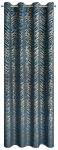 &Ouml;&ouml;kardin ZKPD-04, kuld v./s&uuml;gavsinine v., 140 cm x 250 cm