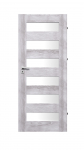 Siseukseleht Domoletti TRIADA, parempoolne, hall, 203.5 x 84.4 x 4 cm