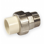 Adapter Nibco CPVC-MET 4733-405, 1/2 tolli - v&auml;liskeere/1/2 tolli - Seestpoolt liimitav, klooritud pol&uuml;vin&uuml;&uuml;lkloriid (cpvc)