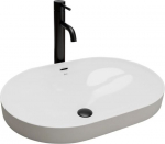 Vannitoa kraanikauss Rea Arleta, keraamiline, 61.5 cm x 42 cm x 17 cm, valge v.