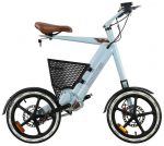 Elektriratas Zontes TDR1Z, 16", 250 W, 13.5 Ah, helesinine