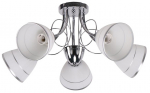 Valgusti lagi Candellux Lighting Elotte, E27, 5 x 40 W, valge v./h&otilde;be v.