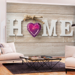Fototapeet Artgeist Home Heart (Violet), 70 cm x 100 cm