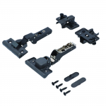 Hing m&ouml;&ouml;blile Suki, 3.5 cm, 110 &deg;, must, 2 tk