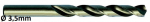 Metallist puur Exact DIN338, metall, hsse-co5, 3.5 mm