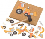 Loovkomplekt, naelutamiskomplekt VIGA Tack Zap Construction Vehicles, mitmev&auml;rviline