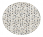 Vaip sise Domoletti VELUTO, hall v./beež v., 120 cm x 120 cm