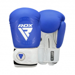 Poksikindad RDX Sports Wako T1, valge/sinine, 18 oz