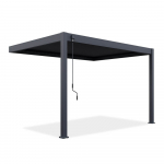 Aiatelk Pergola Elegance Wall, 400 x 256 cm, antratsiit v.