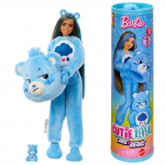Nukk aksessuaaridega Mattel Barbie Cutie Reveal Care Bears Grumpy Bear JCN96, 29 cm, sinine v.