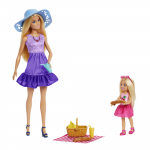 Nukkude komplekt Mattel Barbie Family & Friends JBF43, 29 cm, mitmev&auml;rviline