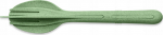 Matka s&ouml;&ouml;giriistade komplekt Koziol Klikk Organic, plastik, 4.8 cm, roheline v., 3 tk