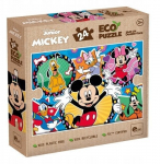 Pusle Lisciani Mickey, 25 cm x 35 cm, 24 tk, mitmev&auml;rviline