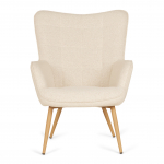 Tugitool Domoletti GEO TEDDY, valge, 73 cm x 73 cm x 99 cm