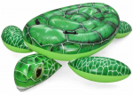 T&auml;ispuhutav madrats Bestway Turtle 41524, roheline, 153 cm x 140 cm x 38 cm