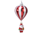 J&otilde;ulupuu ehe Balloon, punane v., 10.5 cm, klaas