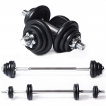 Raskuste ja kangide komplekt Tunturi Barbell/Dumbbell, 20 kg