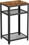 Kohvilaud Loft, pruun v./must v., 40 cm x 30 cm x 75 cm