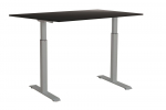 Kirjutuslaud reguleeritava k&otilde;rgusega Sun-Flex EasyDesk Adapt III, valge v./must v.