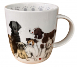 Tass Teka Dogs M54, pruun v./valge v., 0.4 l