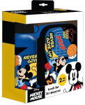 Konteiner toidu jaoks, komplekt Mickey, 0.5 - 0.8 l, 2 tk