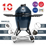 Grill Kamado Bono MEDIA EVO 22, navy blue v., 79 cm
