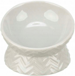 Kauss loomale Trixie Elevated, 0.15 l, 13 cm x 13 cm x 10 cm, valge v.