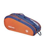 Tennisekott Wilson Roland Garros 2026 Team 6 Pack, sinine v./oranž v.