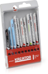 Universaalne saetera komplekt Kreator KRT045090, metall, 100 mm, 10 tk