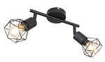 Valgusti lagi Globo Xara I 54802S-2, E14, 2 x 40 W, must v. / must v.