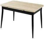 S&ouml;&ouml;gilaud pikendatav Kalune Design Kent 956, must v./travertine v., 110 - 170 cm x 70 cm x 75 cm